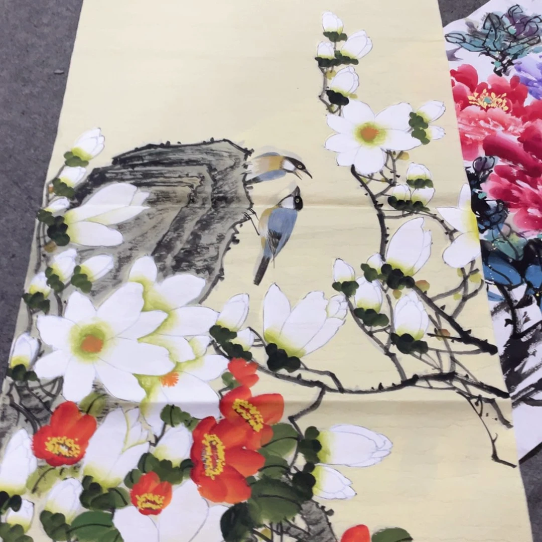 国画国画作品画心一张