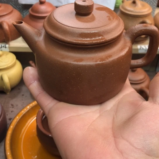 紫砂茶壶将坡泥得中230豪升左右