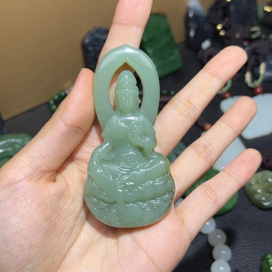 和田玉（碧玉）未镶嵌挂件