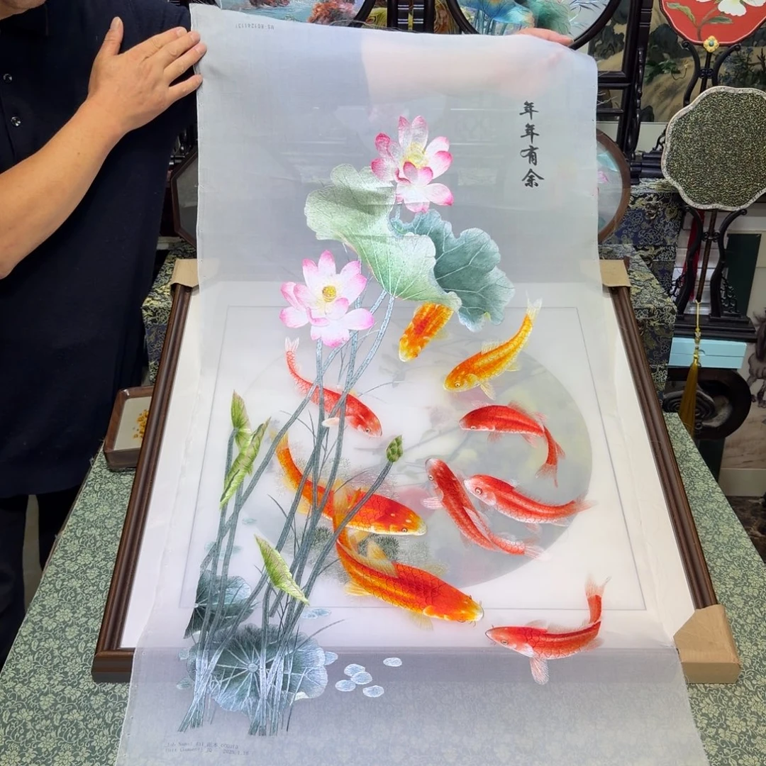 刺绣手工苏绣工艺制作技艺精湛