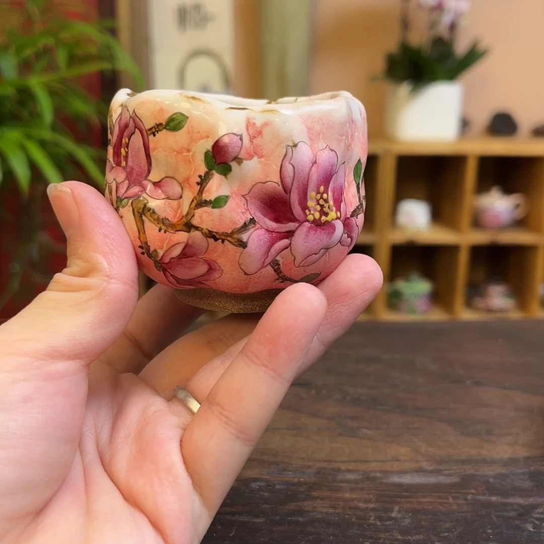 柴烧手工手绘陶瓷
