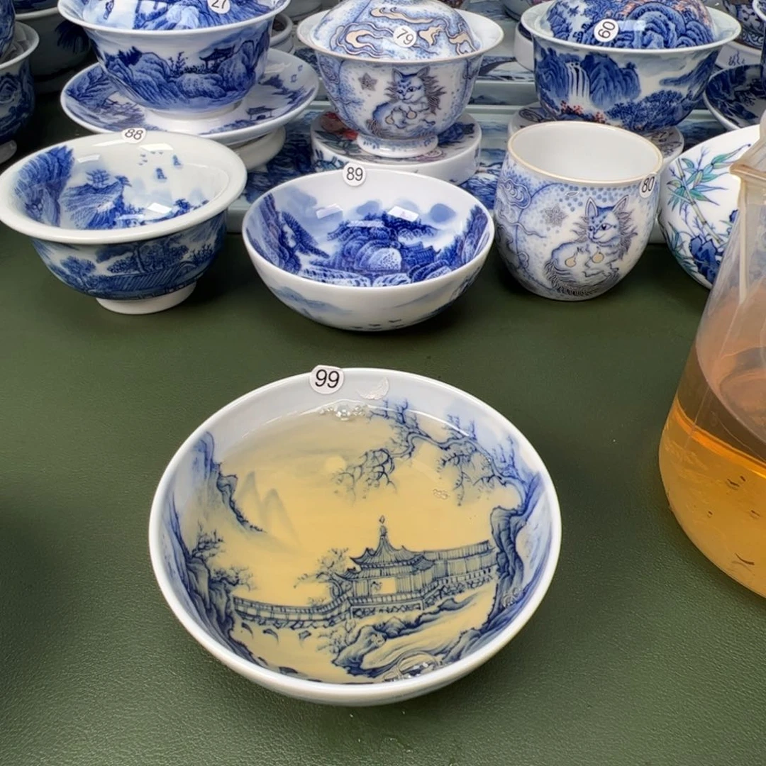 木木景德镇纯手工纯手绘茶具99