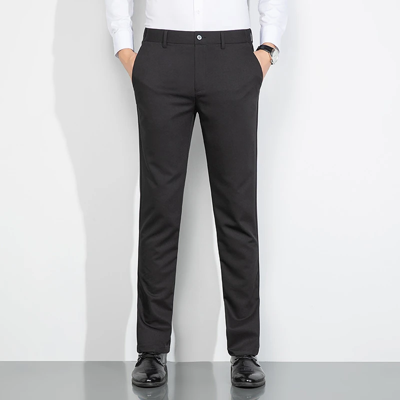 【贴身穿 冰丝西裤】百搭夏季男高级定制薄款亲肤休闲修身西裤商务