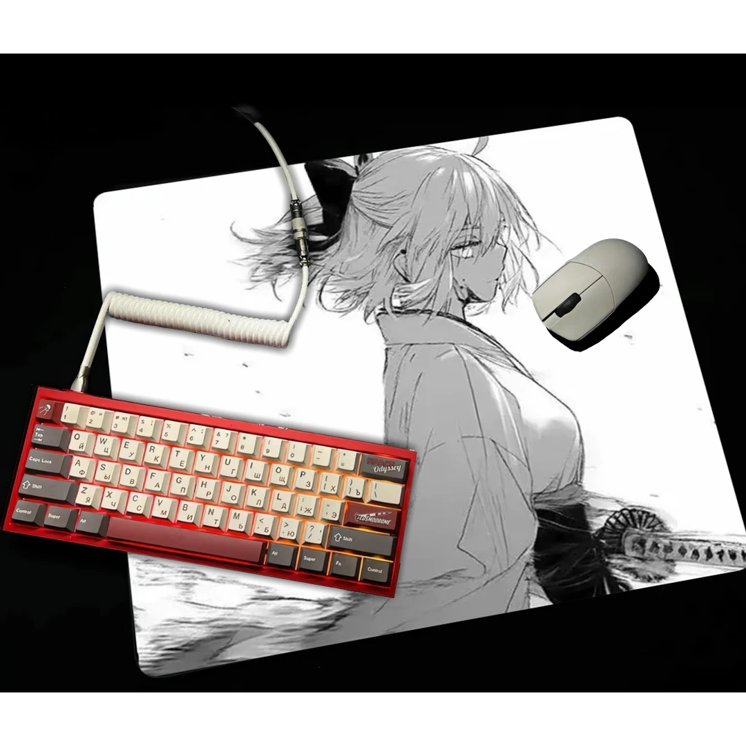 榛火的电竞「渡」专业电竞游戏鼠标垫无畏契约大号游戏垫平替款