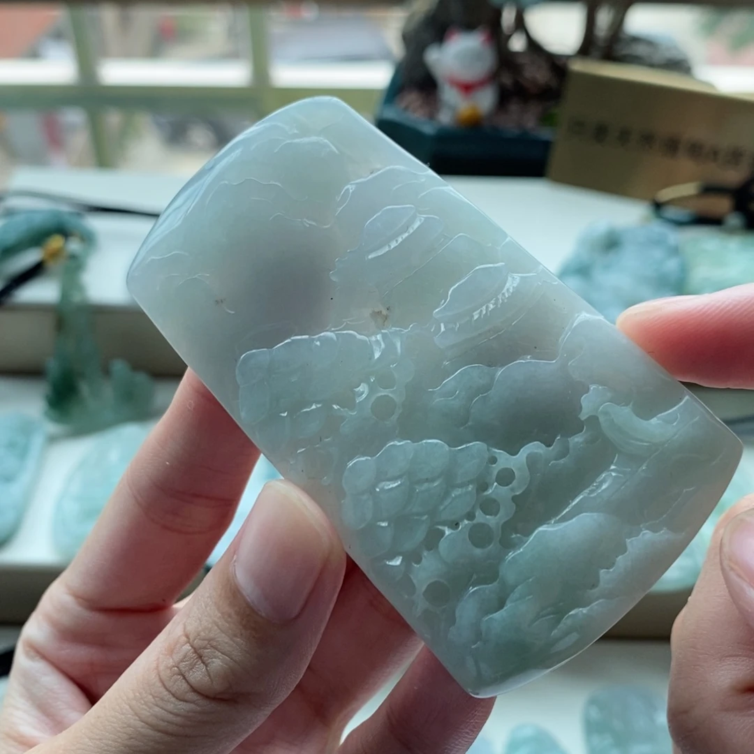 【闪购商品】颈饰未镶嵌翡翠天然缅甸A货翡翠