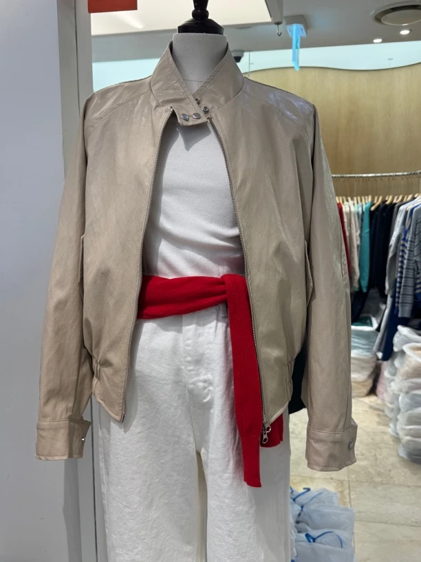 壹韩国东大门女装2025春季新款皮衣外套女034c