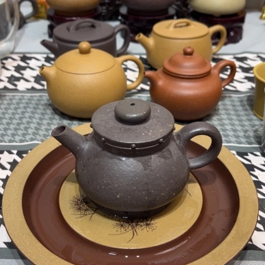 天青泥手工泥壶容量一百六