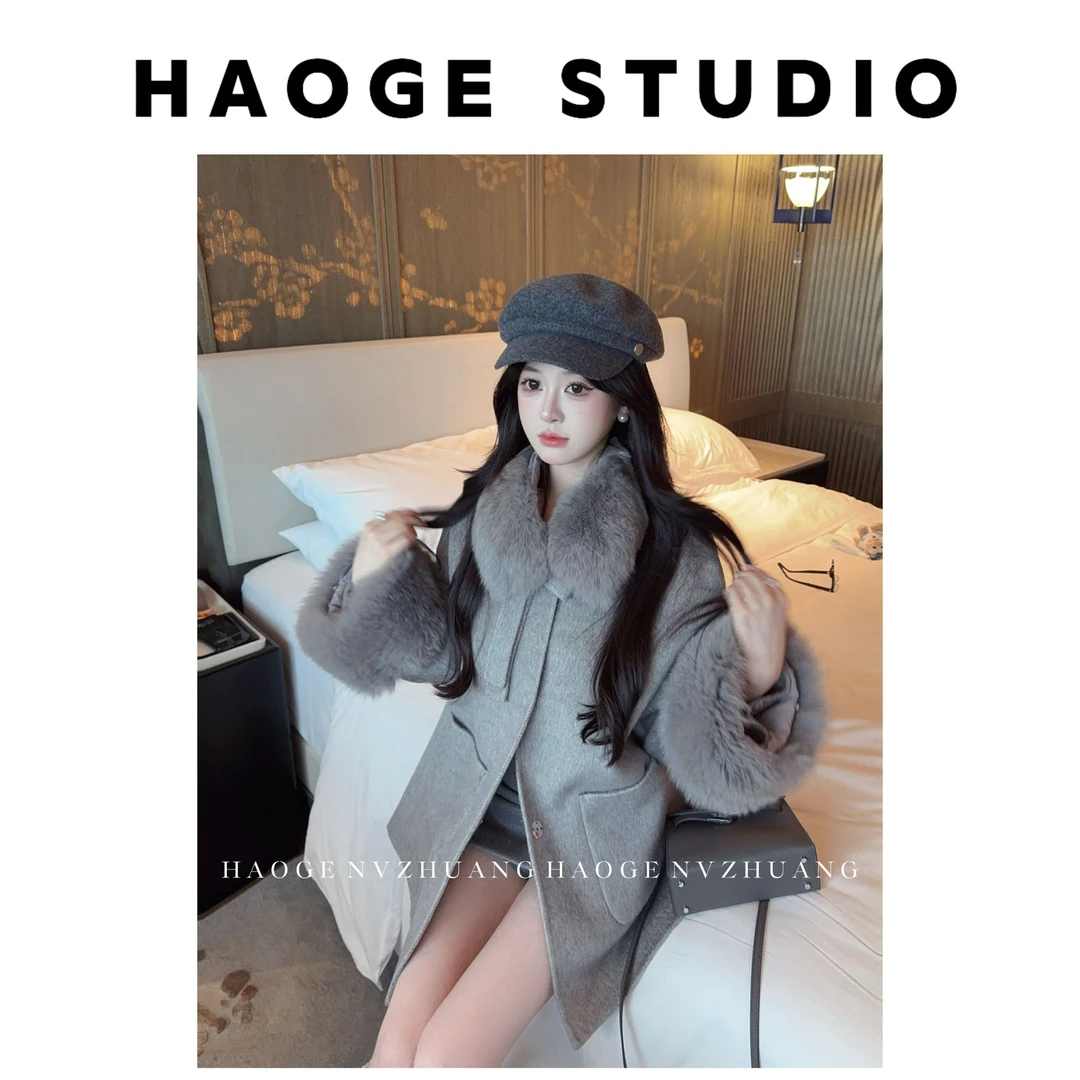 浩哥严选●黎明之约HGQ5WT3436A大衣预秋冬穿搭轻奢时尚简版设计感