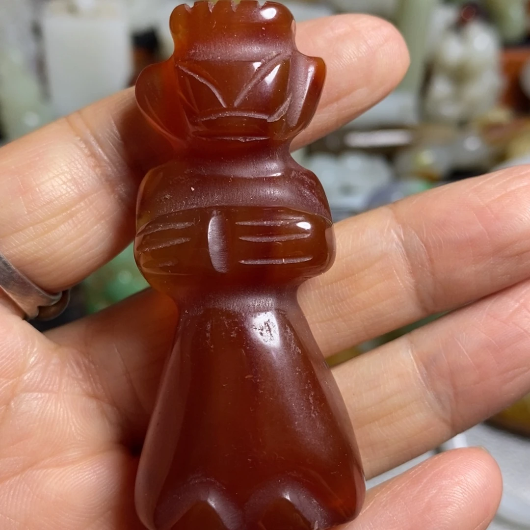 颈饰未镶嵌和田玉（糖玉）