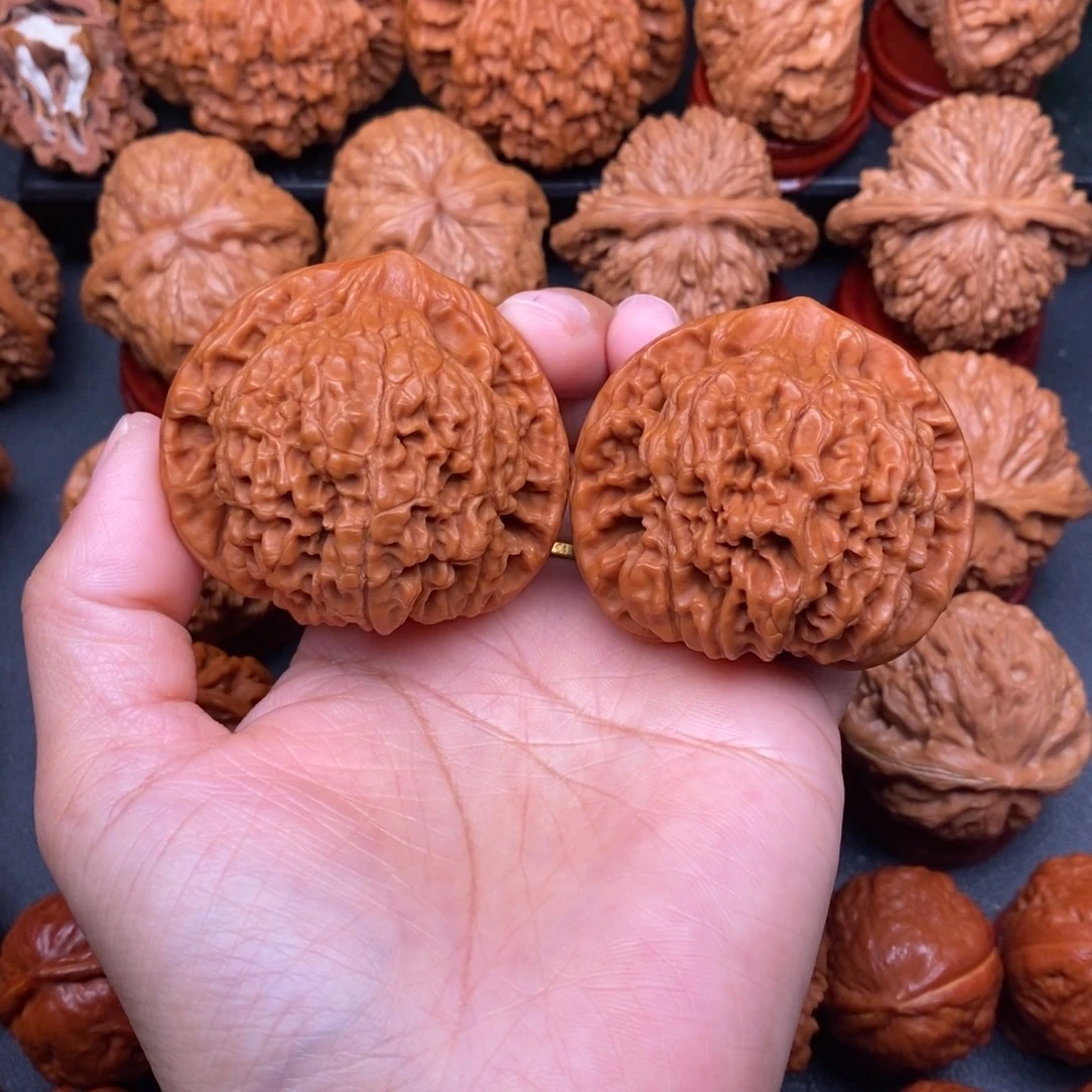 文玩核桃把件51官帽