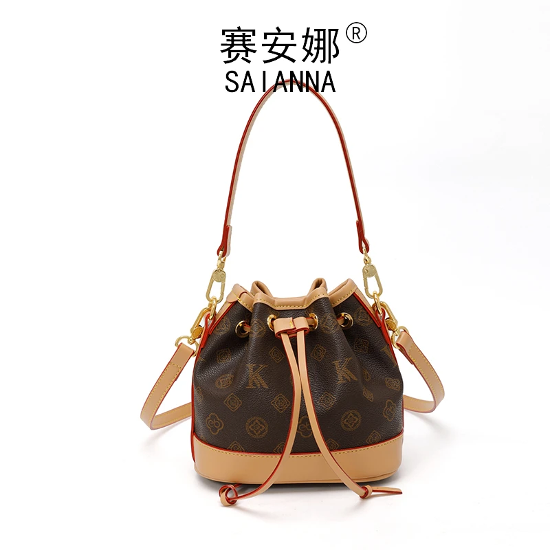 经典印花福袋赛安娜【1010棕杏】