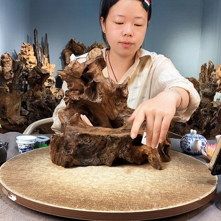 茶盏泊*884株木随行的小根艺