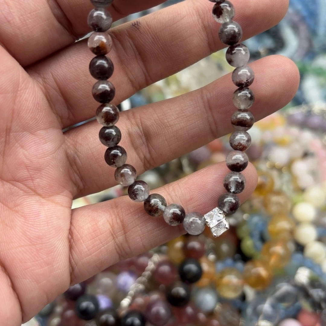 水晶银S925镶嵌手链