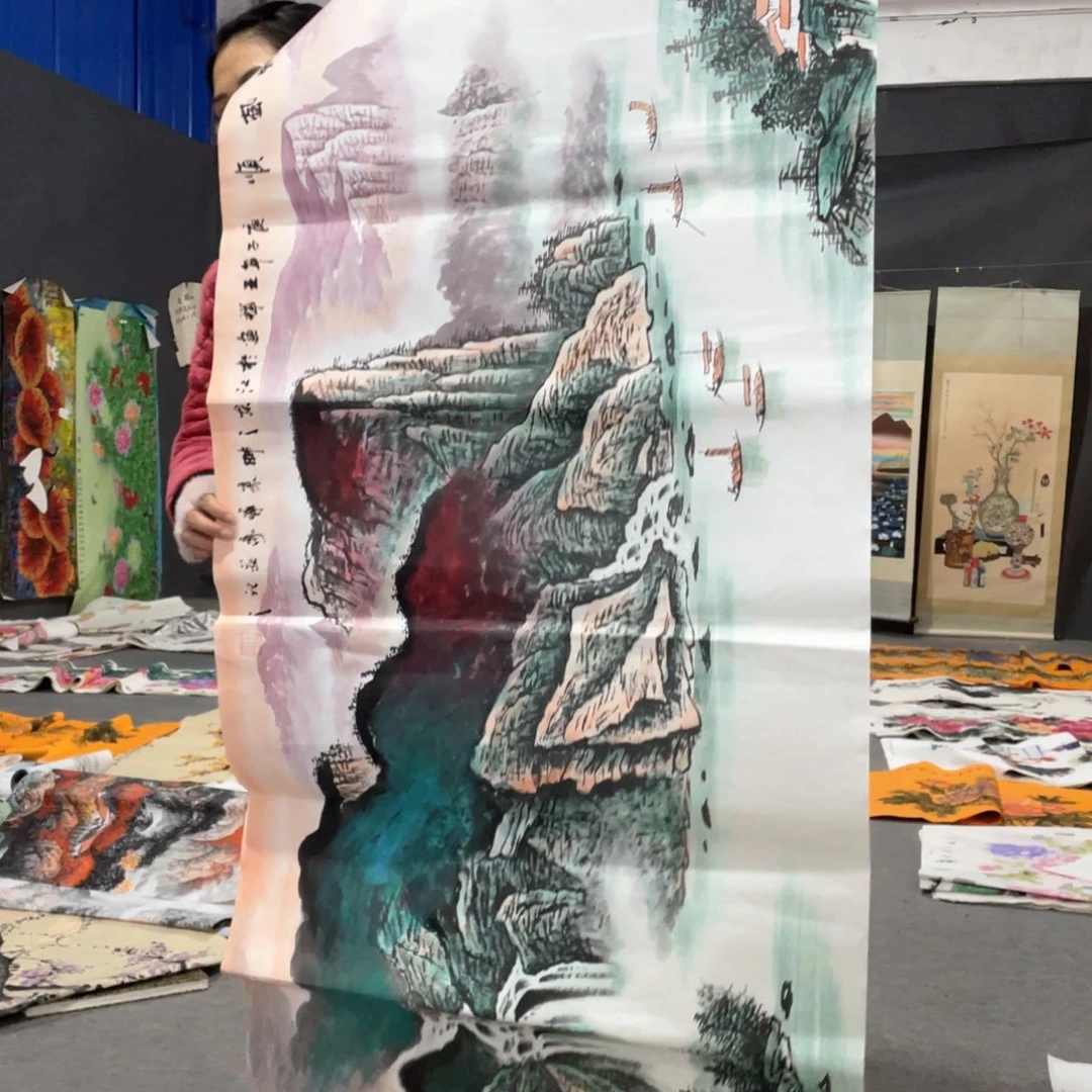 国画国画作品画心一张