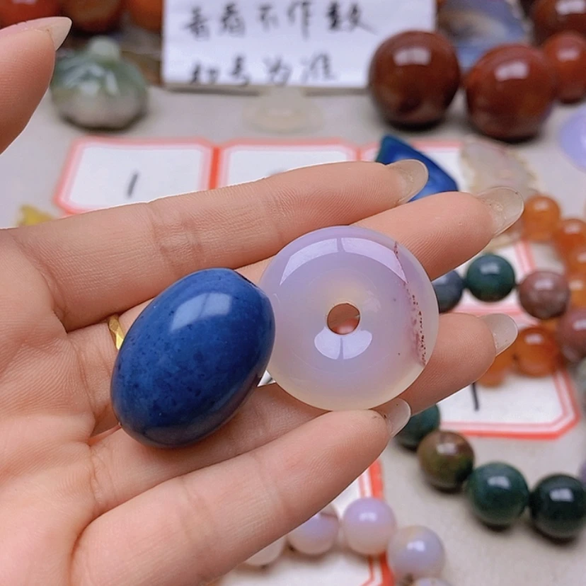 【闪购商品】未镶嵌玛瑙/玉髓珠宝半成品老*V