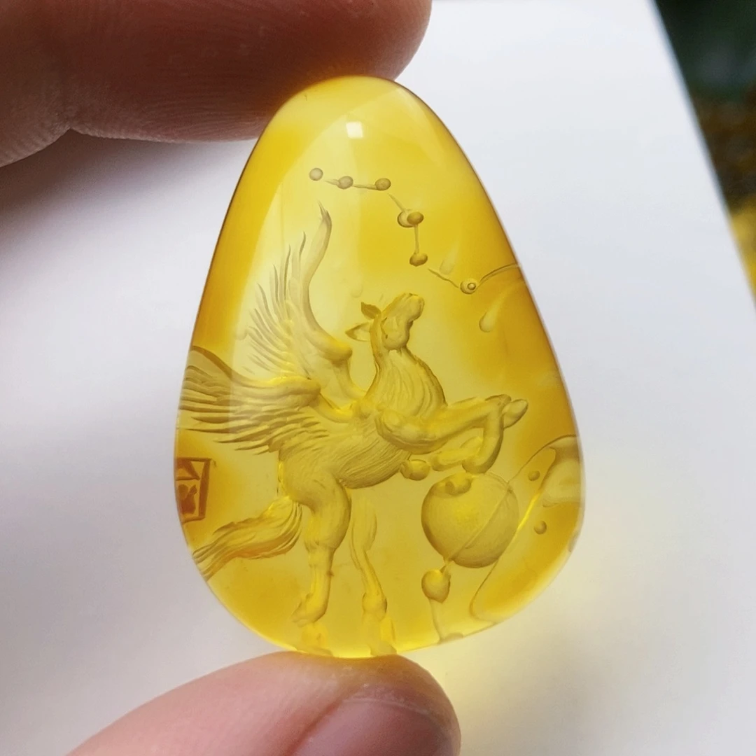 【闪购商品】金珀吊坠(不含链)未镶嵌