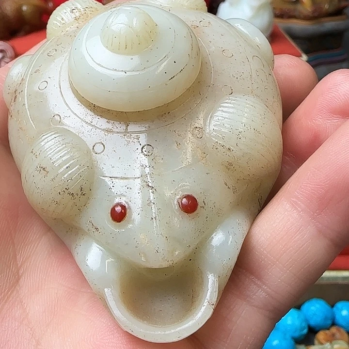 和田玉车挂未镶嵌用****1