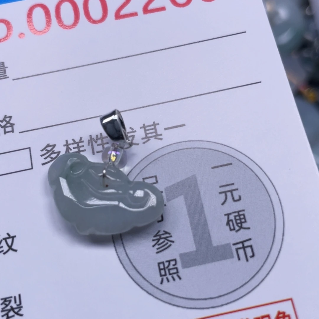 翡翠未镶嵌颈饰2260