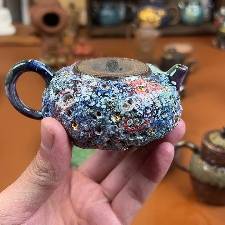 天***松瓷器仙境复古特色茶器