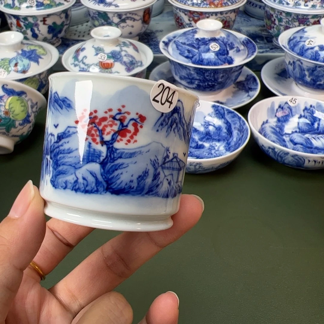 木木景德镇纯手工纯手绘茶具204