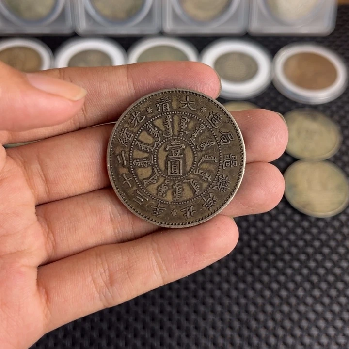 金属大头龙洋船洋工艺品