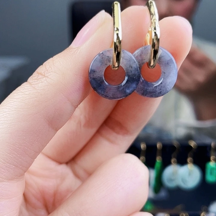 翡翠耳饰未镶嵌饰品