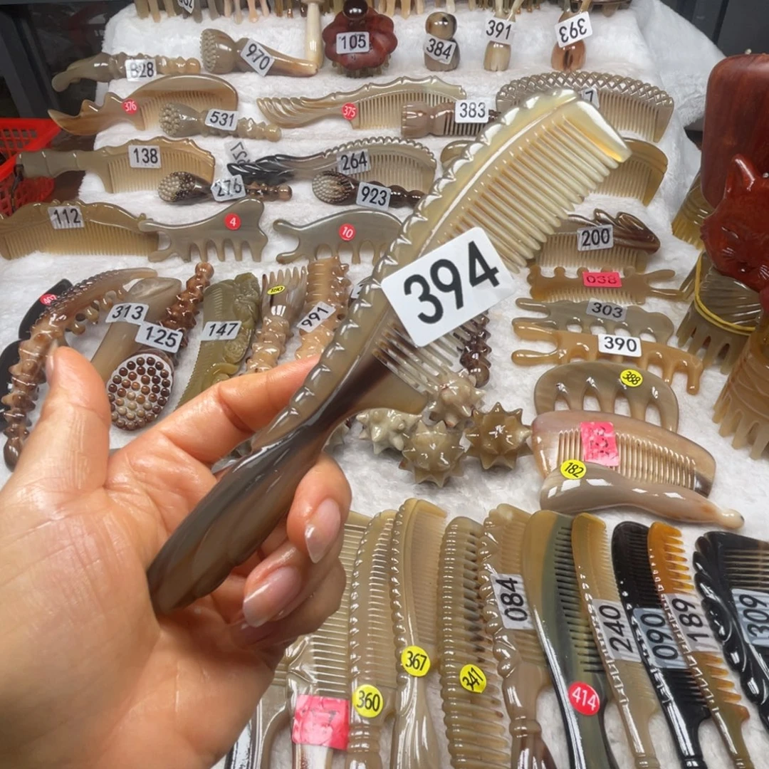 萱***萱牛角梳牛角福利款