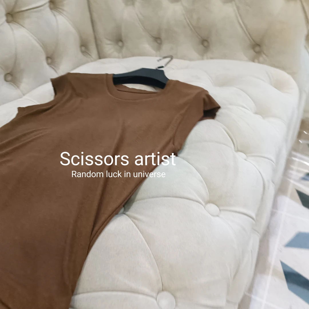 【Scissors artist】高端设计师走秀女装T恤3009