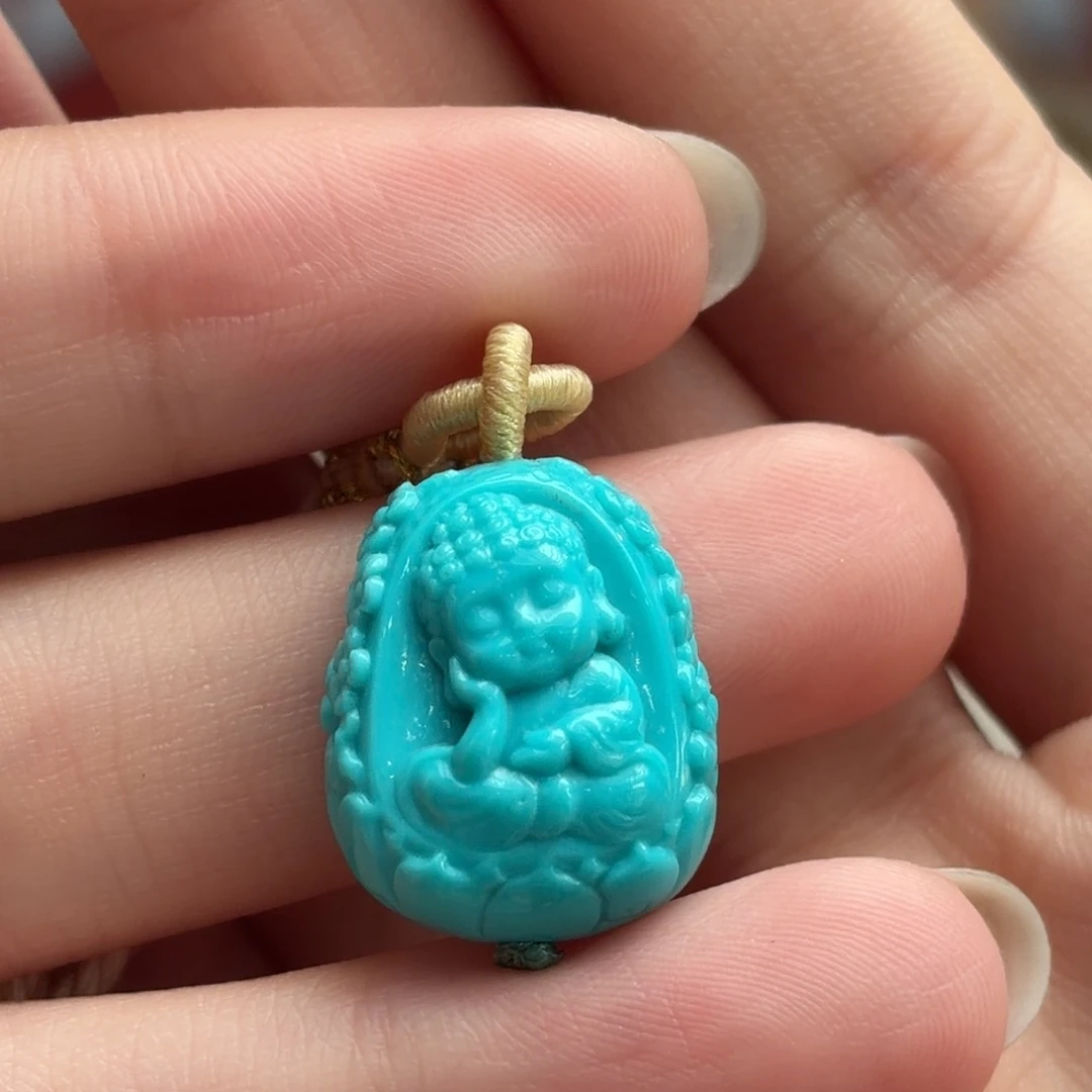 绿松石未镶嵌颈饰