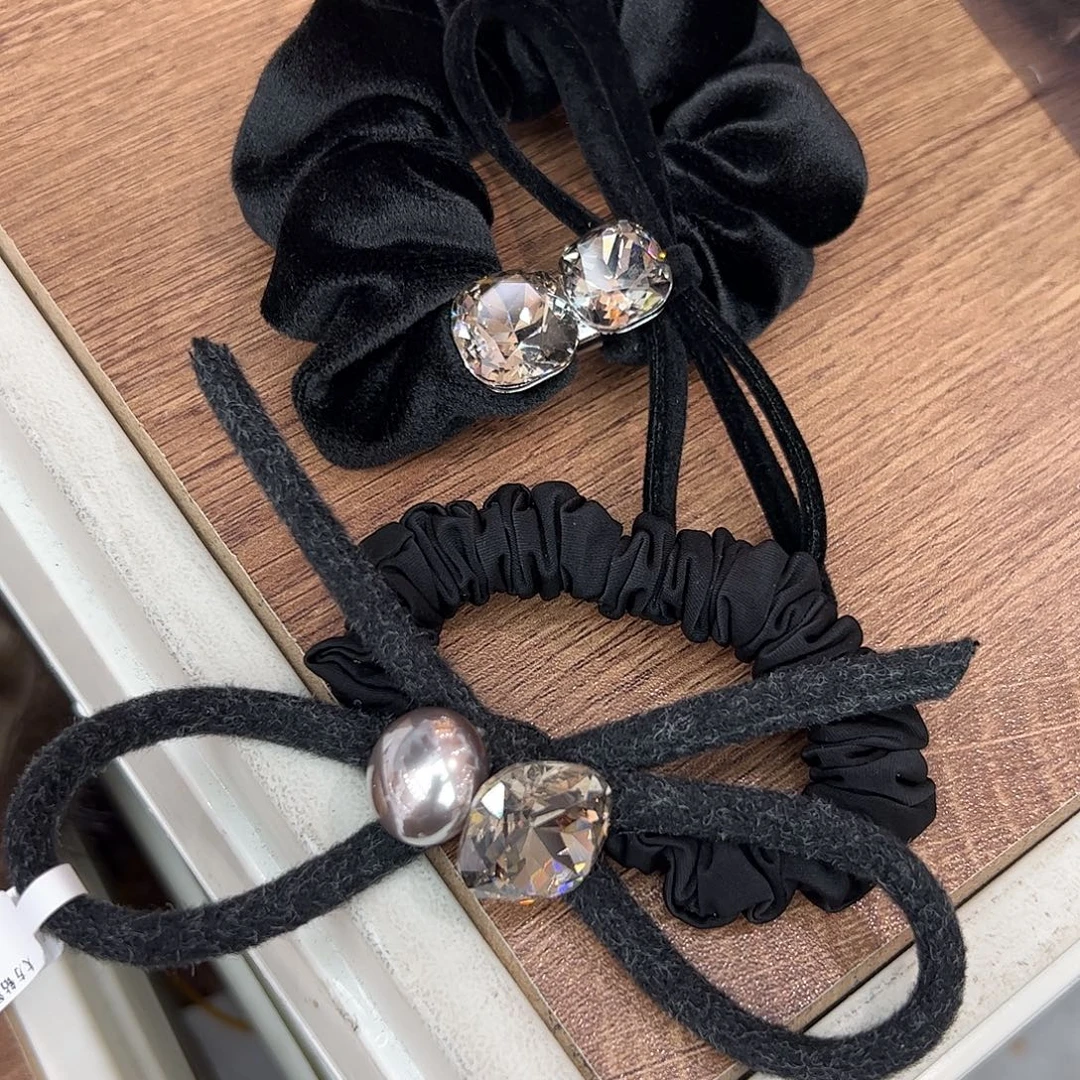 布艺非金属2个小发圈