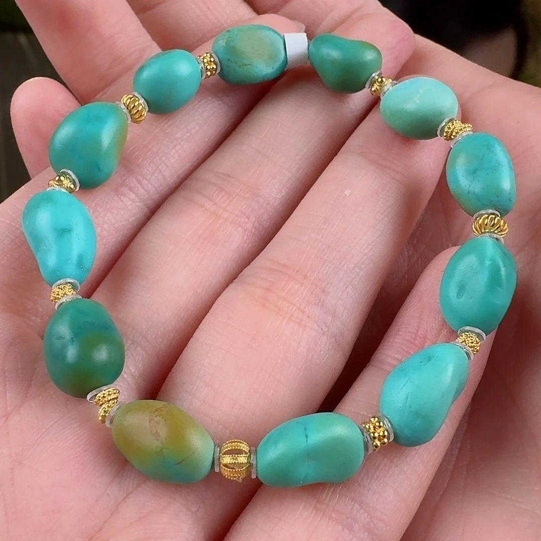 绿松石珠宝奇石未镶嵌