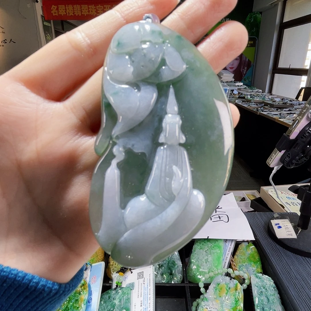 颈饰未镶嵌翡翠翡翠