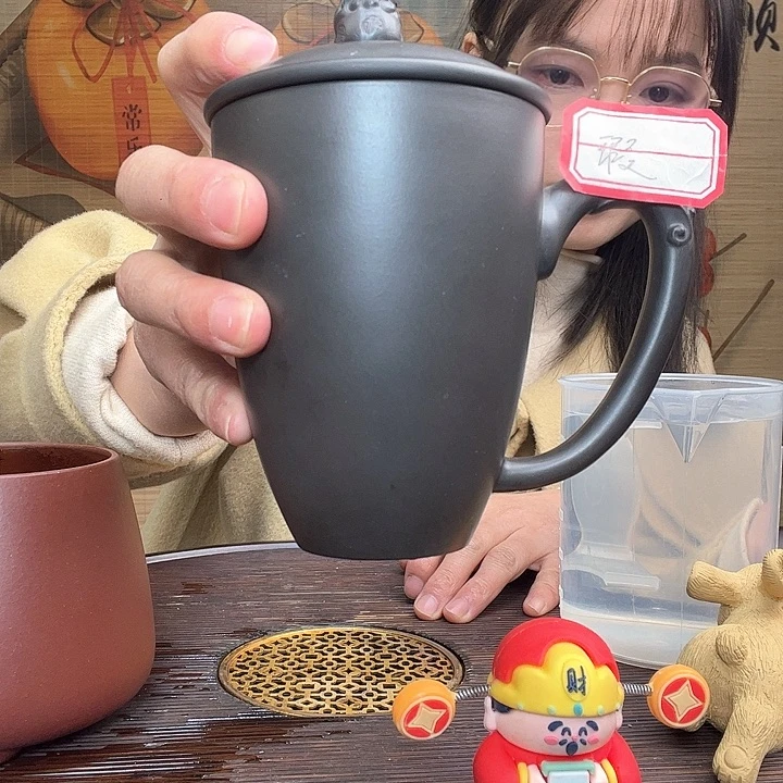 紫砂茶杯原矿紫砂杯
