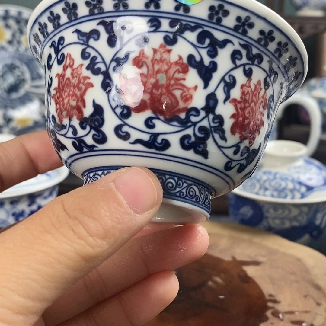 瓷片景德镇手绘青花茶器71