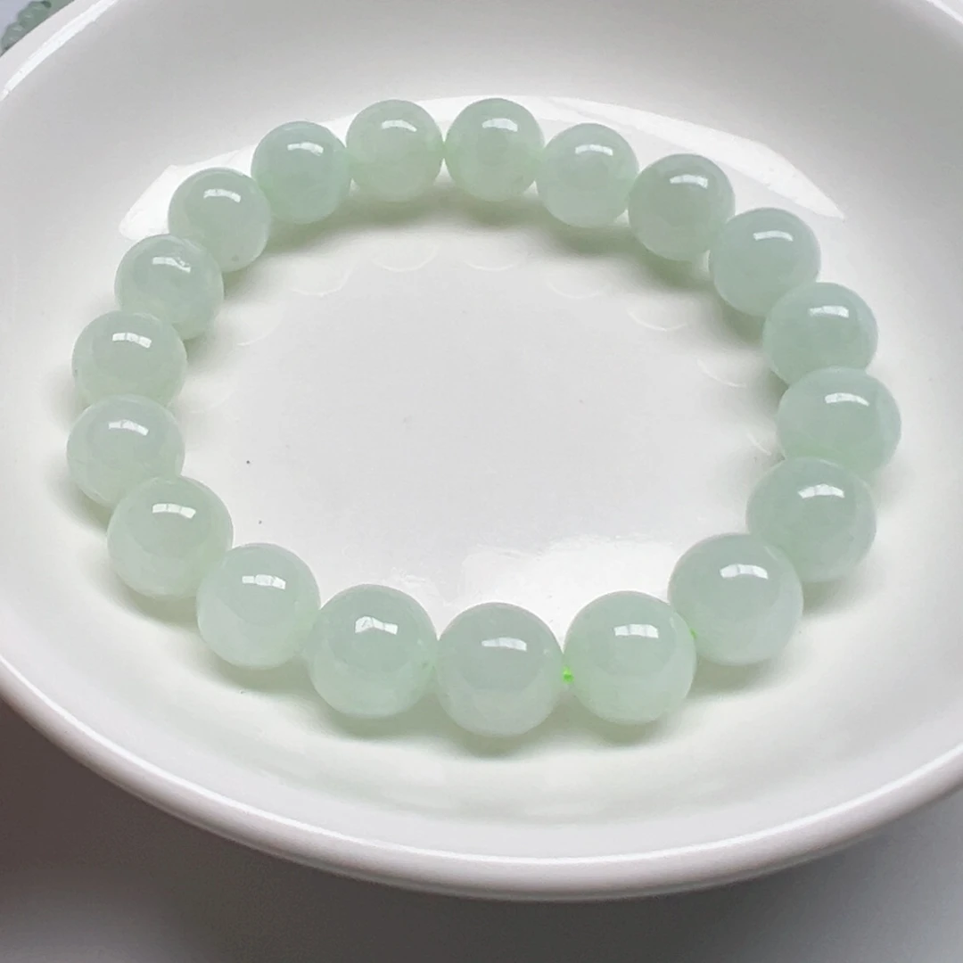 翡翠散珠?****纯天然缅甸翡翠A货卡9.5，17颗分3单