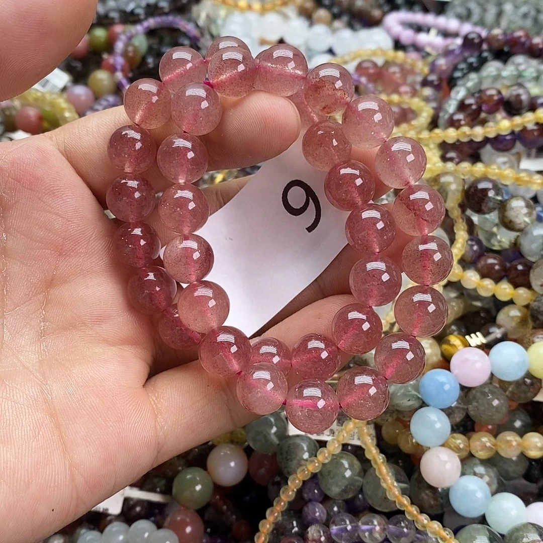 水晶手链未镶嵌手链多样性发一条