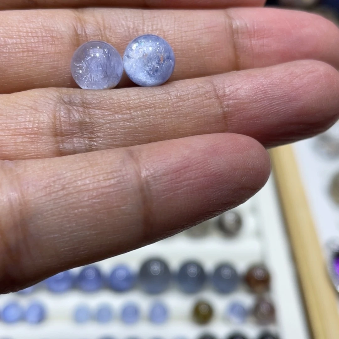 山***觞水晶珠宝半成品未镶嵌