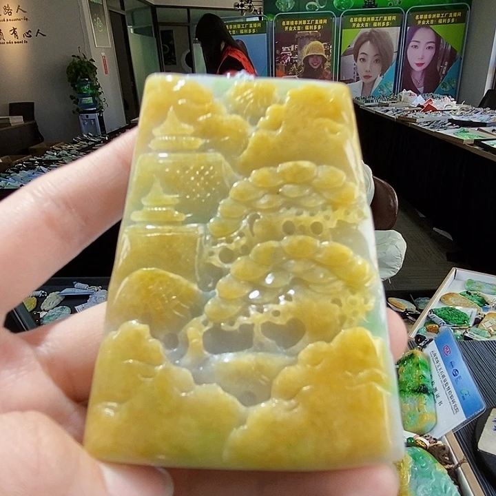 颈饰未镶嵌翡翠翡翠