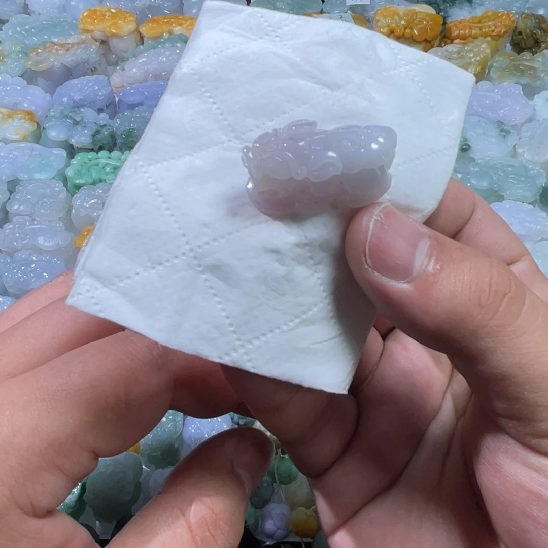翡翠未镶嵌颈饰天然