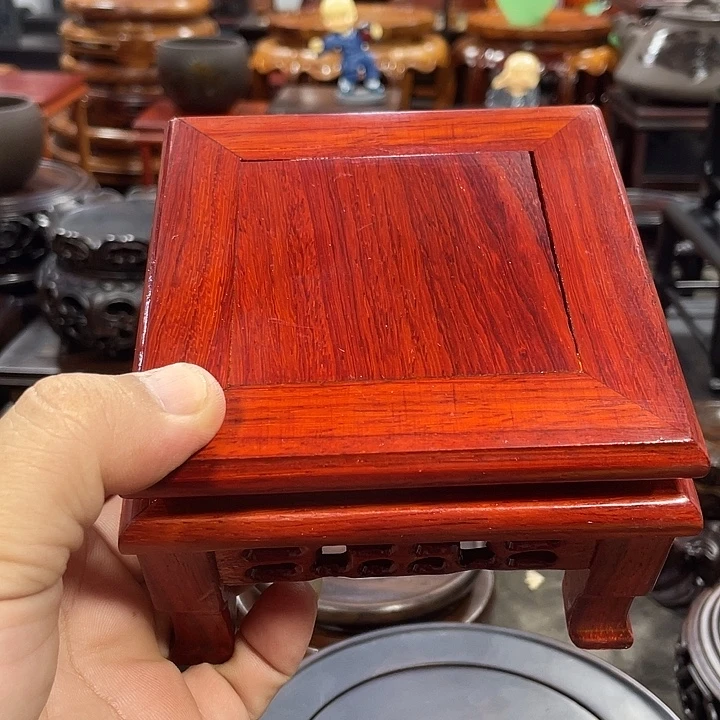 手工艺品琉璃红木底座工艺品