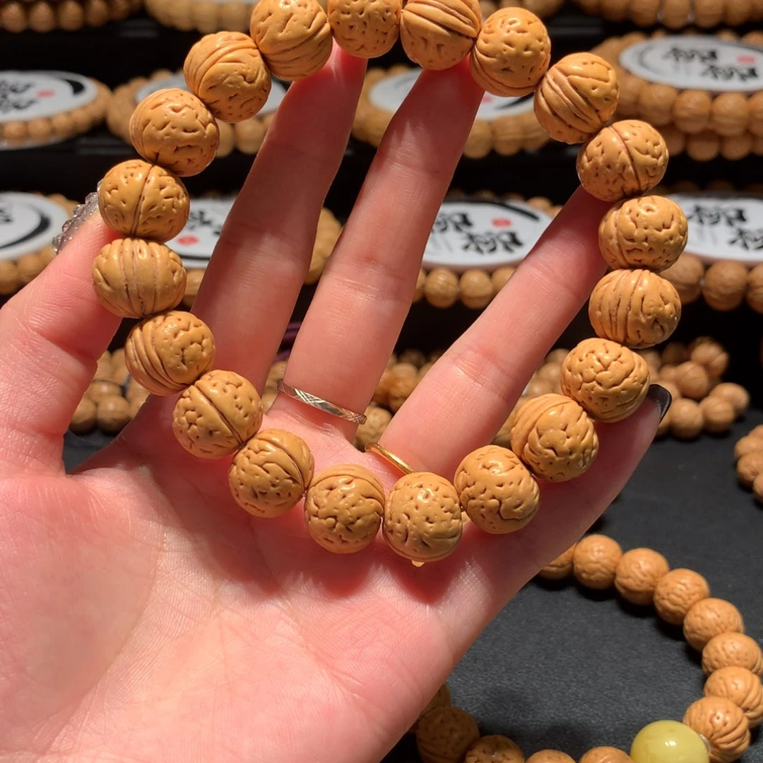 紫***来精品桃核手串盘锦肌肉3号