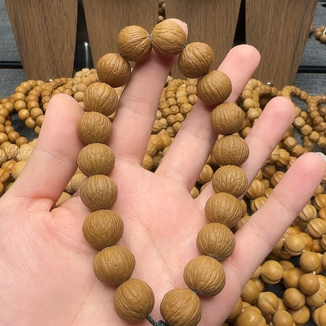 手串猴头核桃微瑕风羽