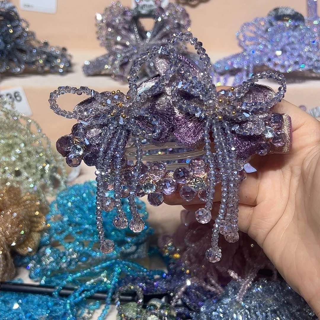 仿水晶非金属44号 懒人夹