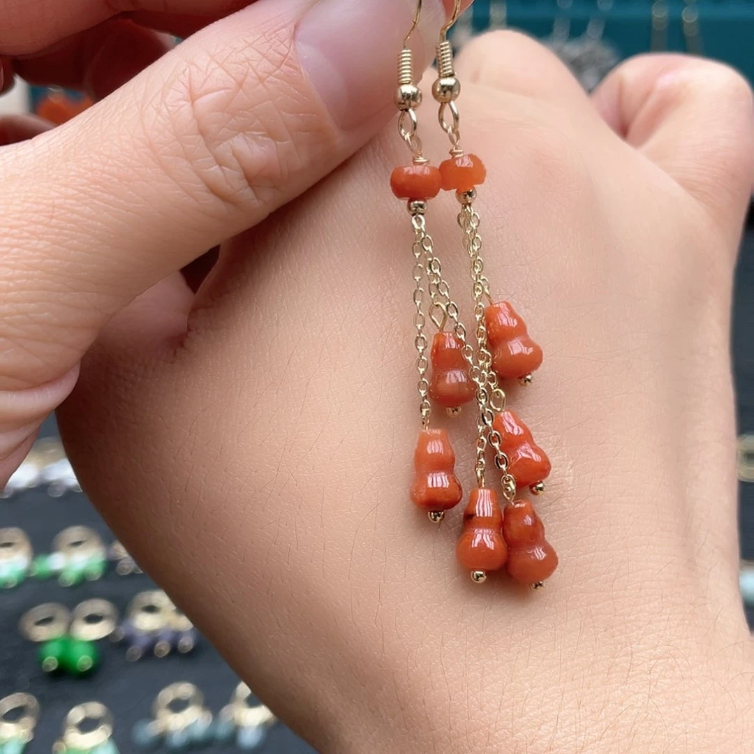 未镶嵌翡翠耳饰123