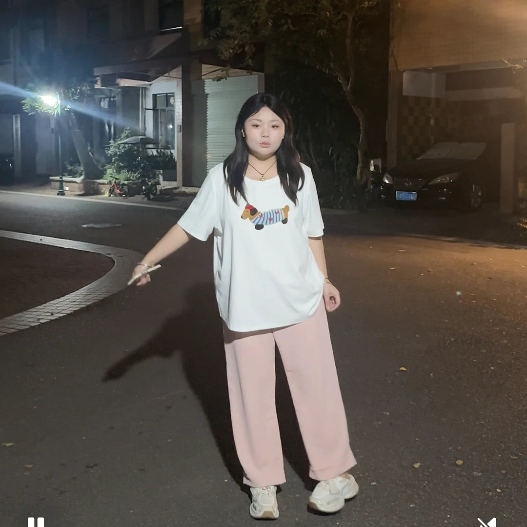 JINGJING【滑溜溜】大码四季可穿冰丝西装显瘦九分裤带口袋半松紧