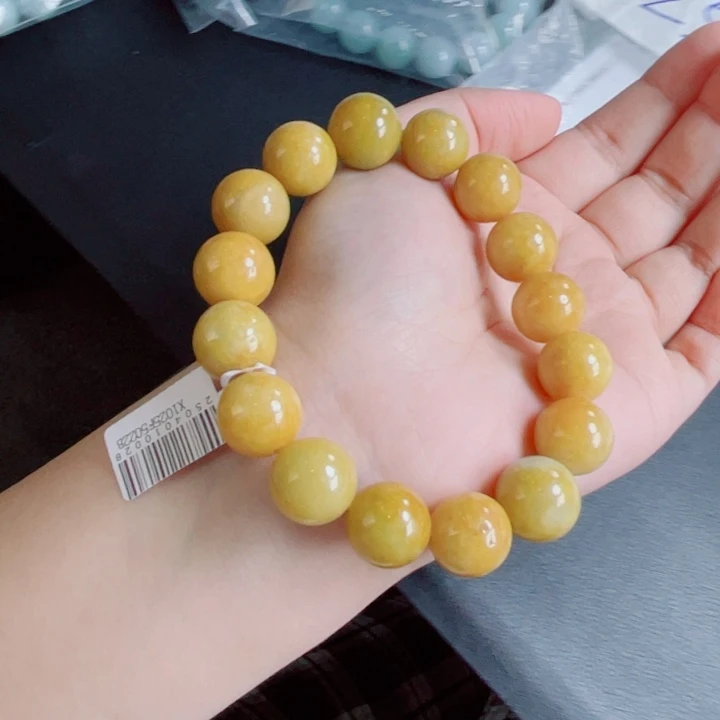 未镶嵌定制翡翠珠串