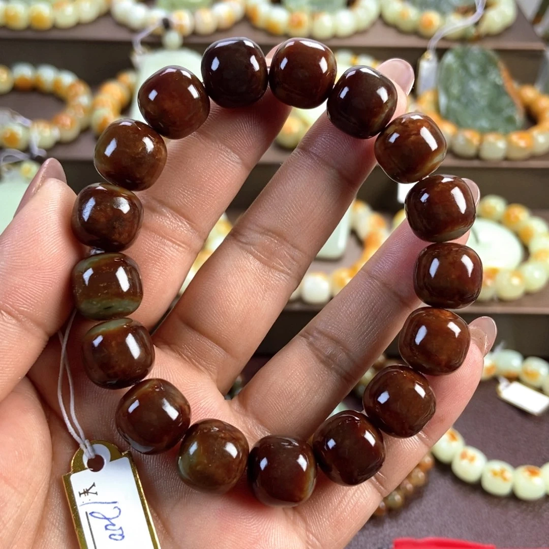 手串未镶嵌透闪石质玉