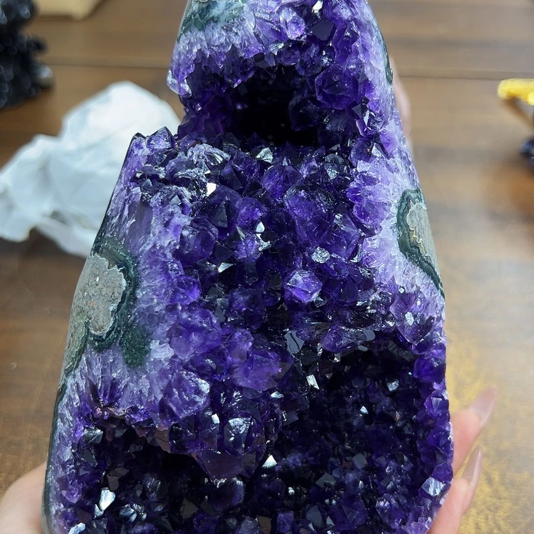 紫晶摆件未镶嵌晶体