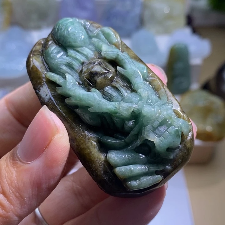 【闪购商品】颈饰未镶嵌翡翠龙牌
