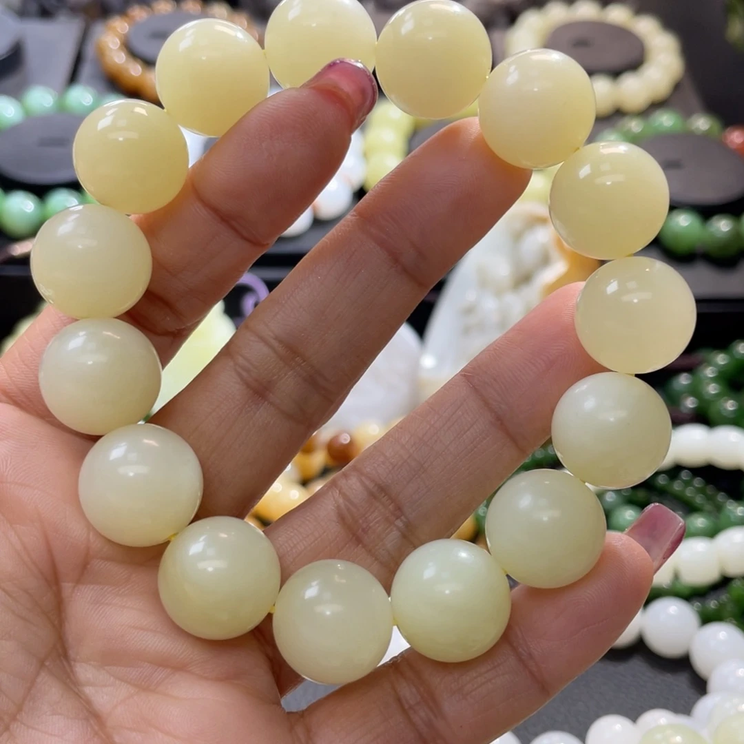 和田玉手串未镶嵌